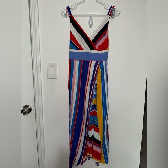 Tracy Reese X ANTHROPOLOGIE Seaside Striped Midi Dress sz 4 #F - Picture 3 of 6